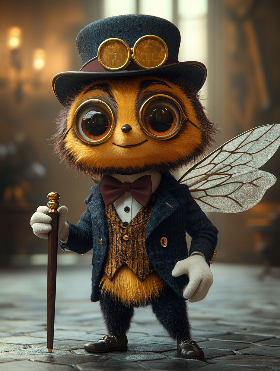 Sir Walter, the gentleman bee